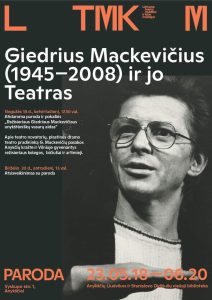 Read more about the article Parodos “Giedrius Mackevičius (1945-2008) ir jo Teatras” uždarymo renginys