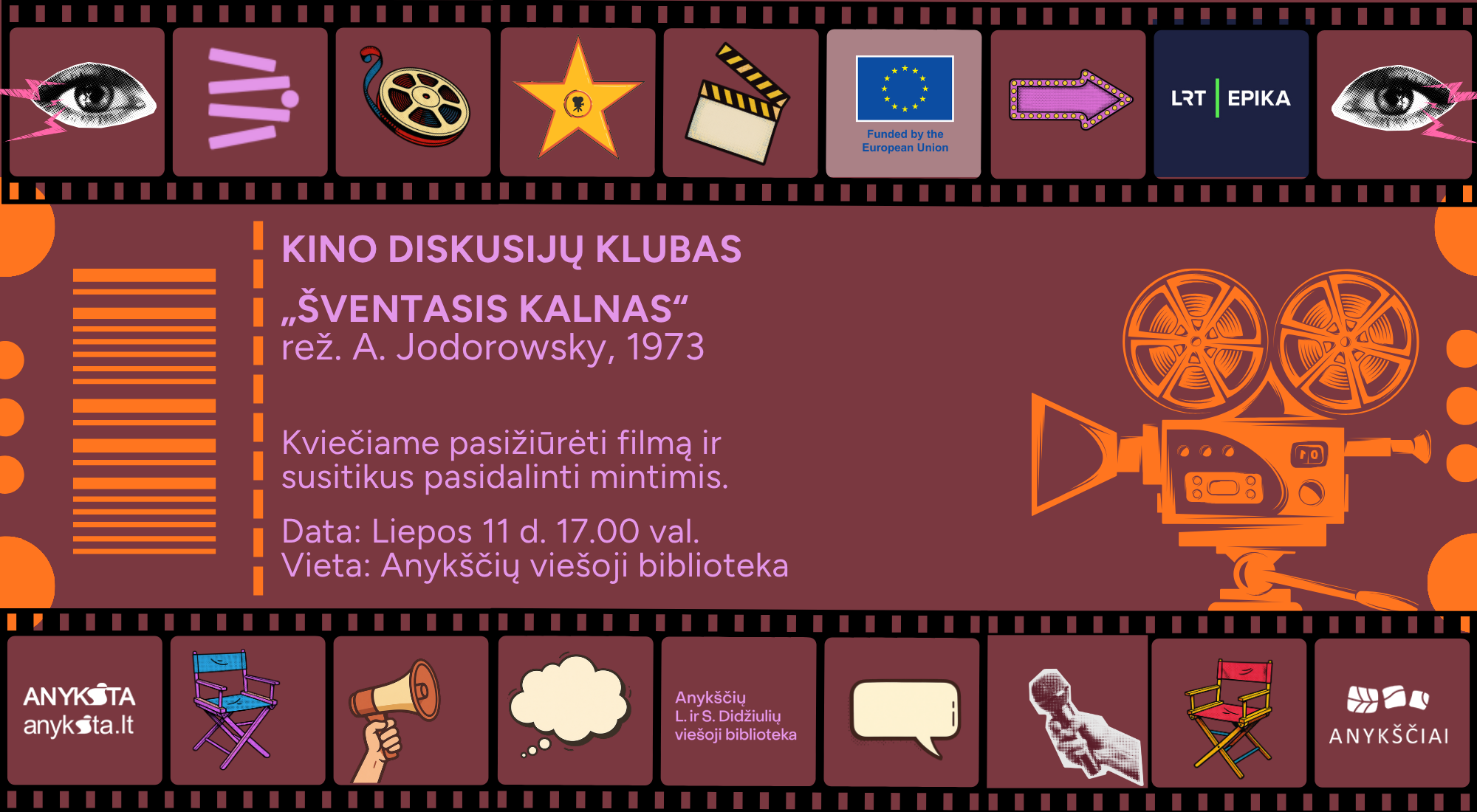 You are currently viewing Kviečiame į Kino diskusijų klubą