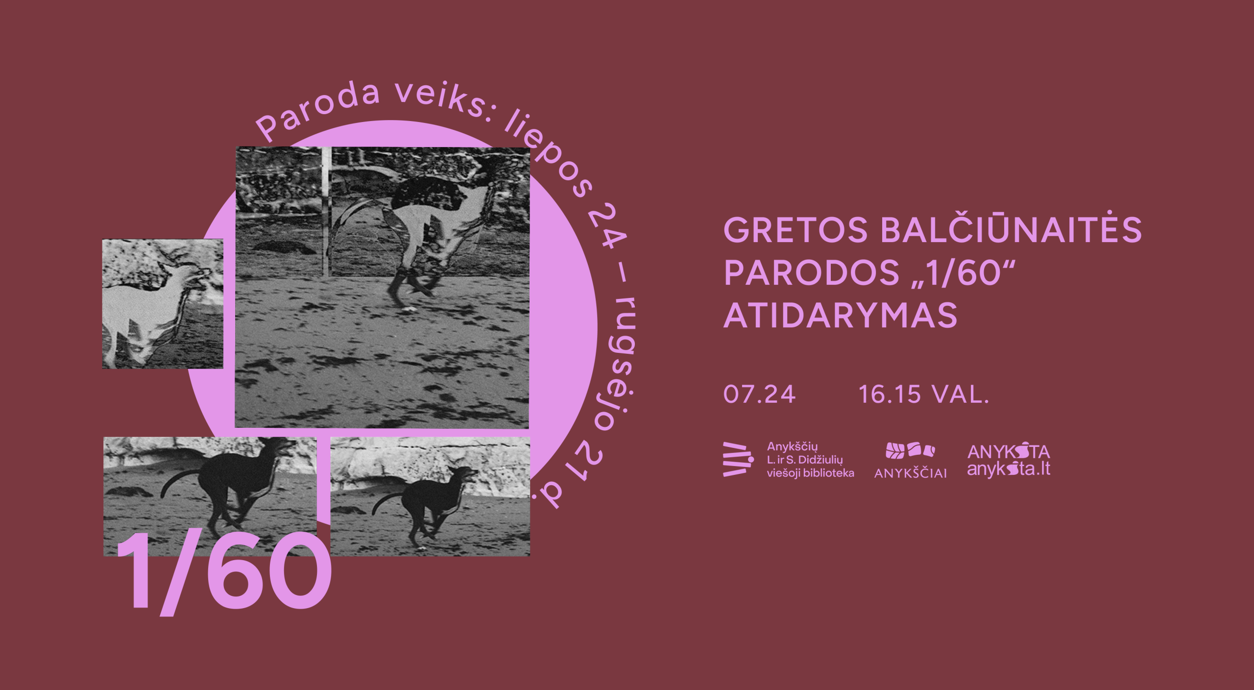 You are currently viewing Gretos Balčiūnaitės parodos 1/60 atidarymas