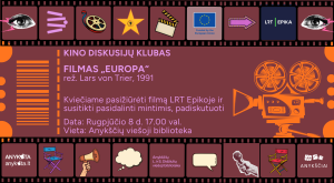 Read more about the article Kino diskusijų klubas: „Europa“