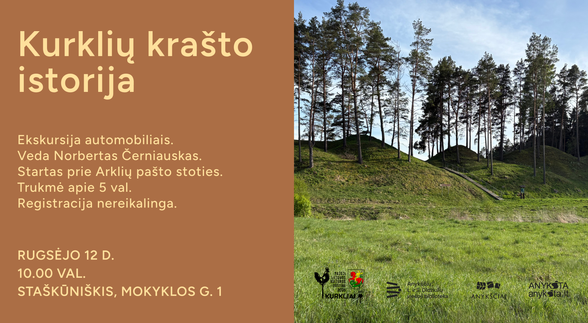 You are currently viewing Ekskursija su N. Černiausku „Kurklių krašto istorija“
