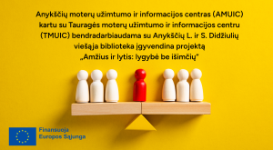 Read more about the article Projektas „Amžius ir lytis: lygybė be išimčių”